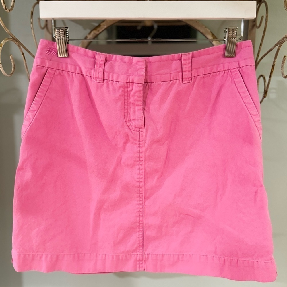 Lilly Pulitzer, Pink Cotton Mini Skirt, size 2